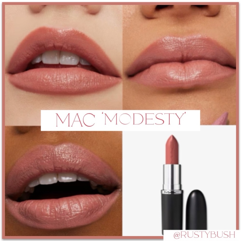 ‘Modesty’ M·A·Cximal Sleek Satin Lipstick